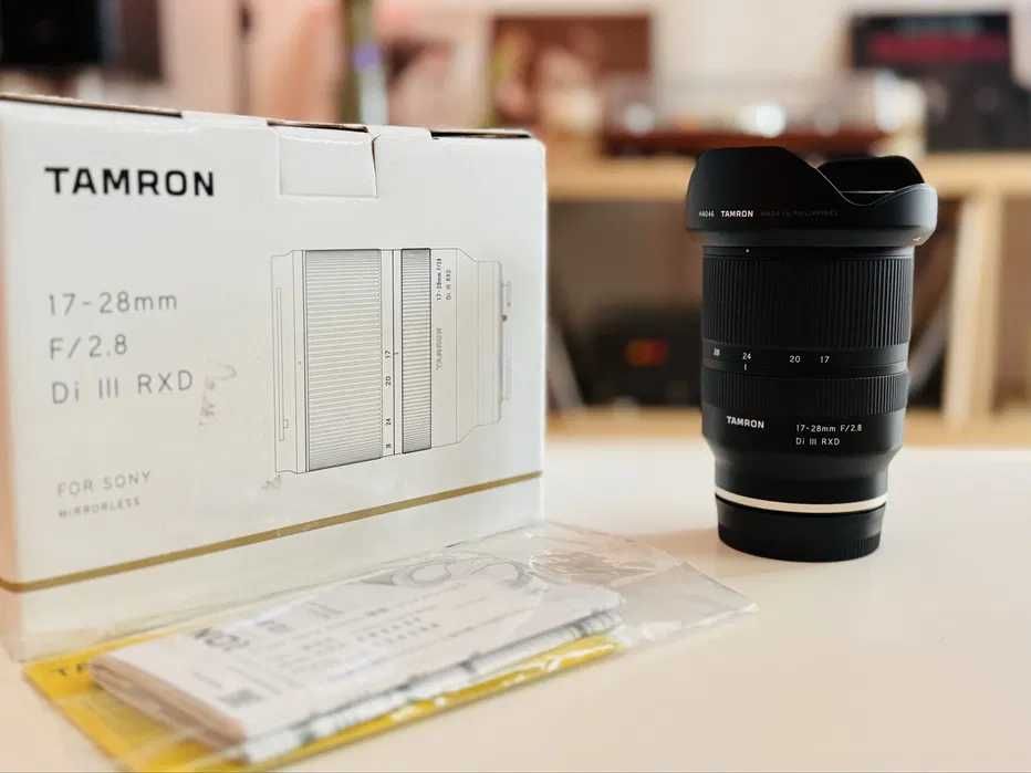 Obiectiv tamron 17-28 f2,8 montura sony FE, stare impecabila, full box