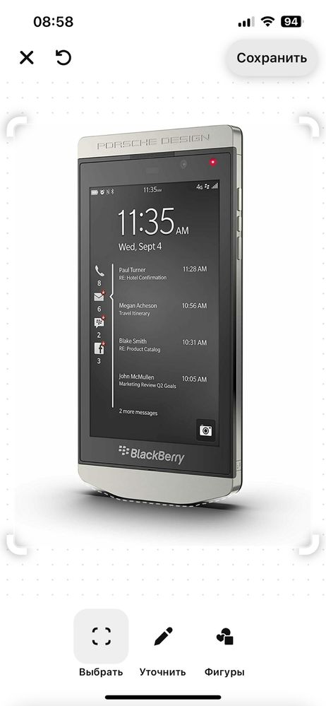 Blackberry Porsche design 9982 и 9983