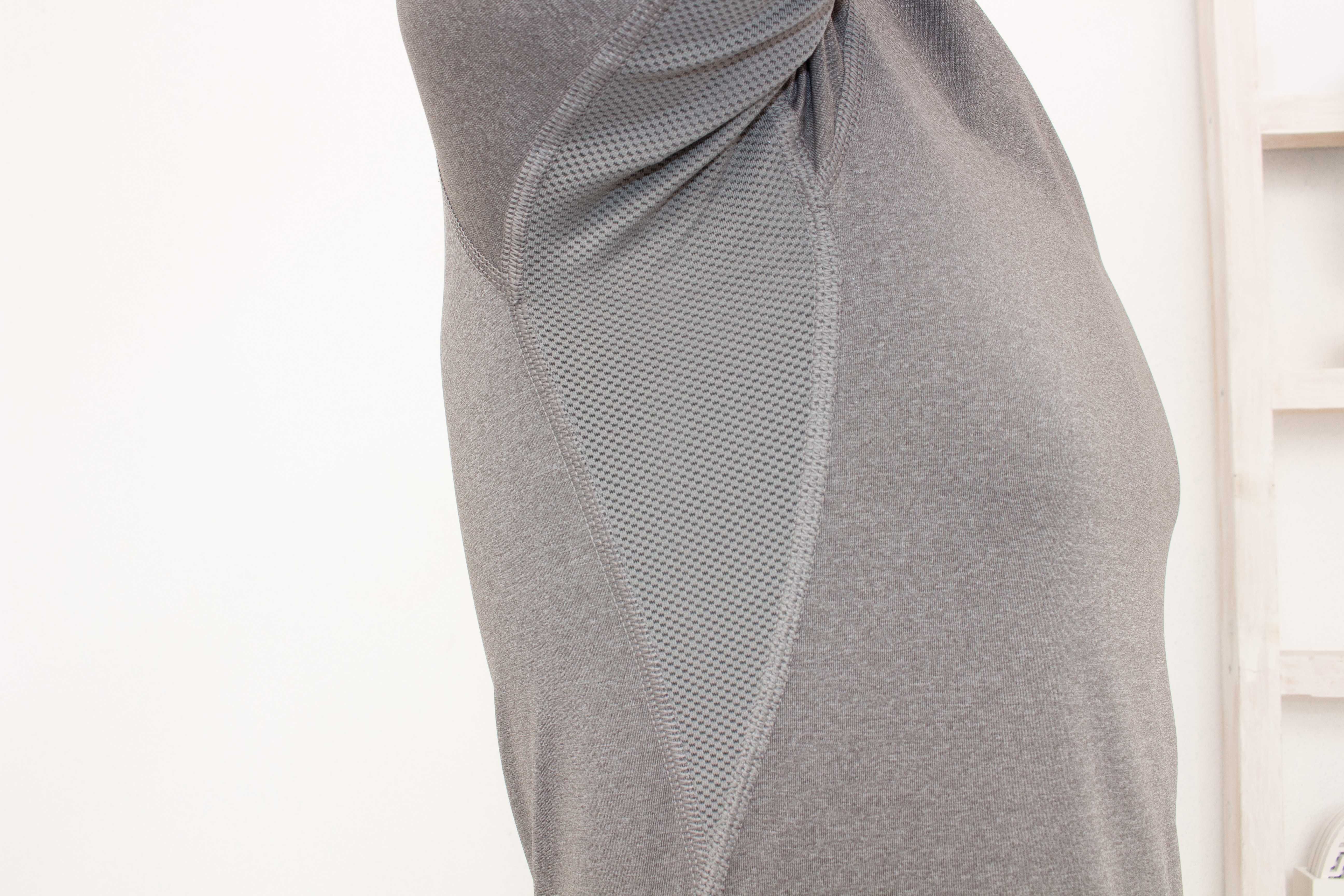 Nike Pro Оригинална Мъжка Блуза къс ръкав сива Dri Fit за фитнес L