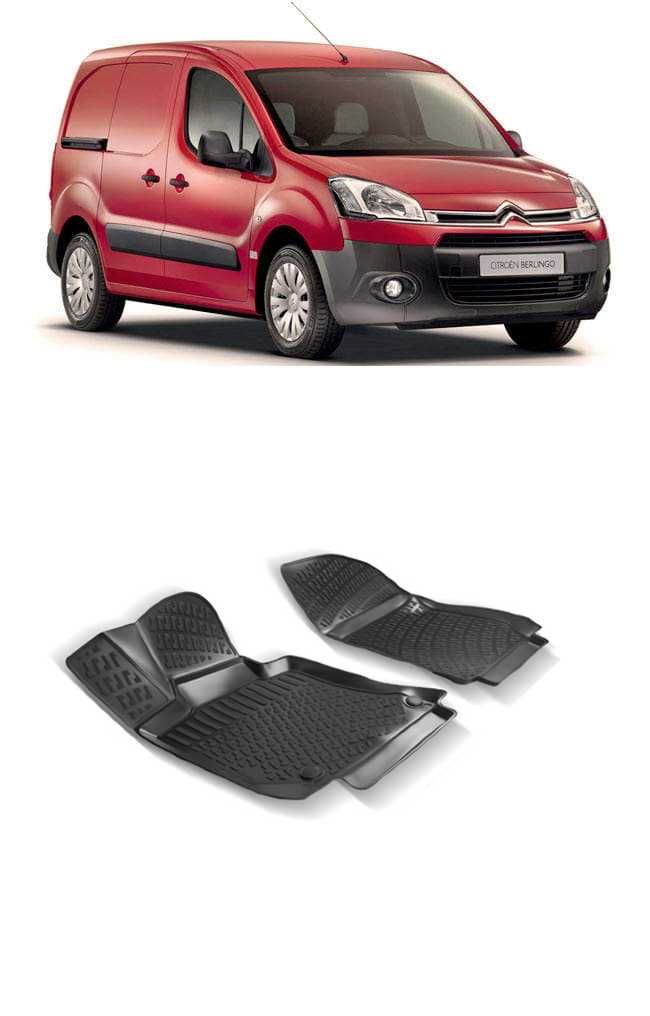 Гумени стелки RizLine съвместими с Citroen Berlingo 2008-2018