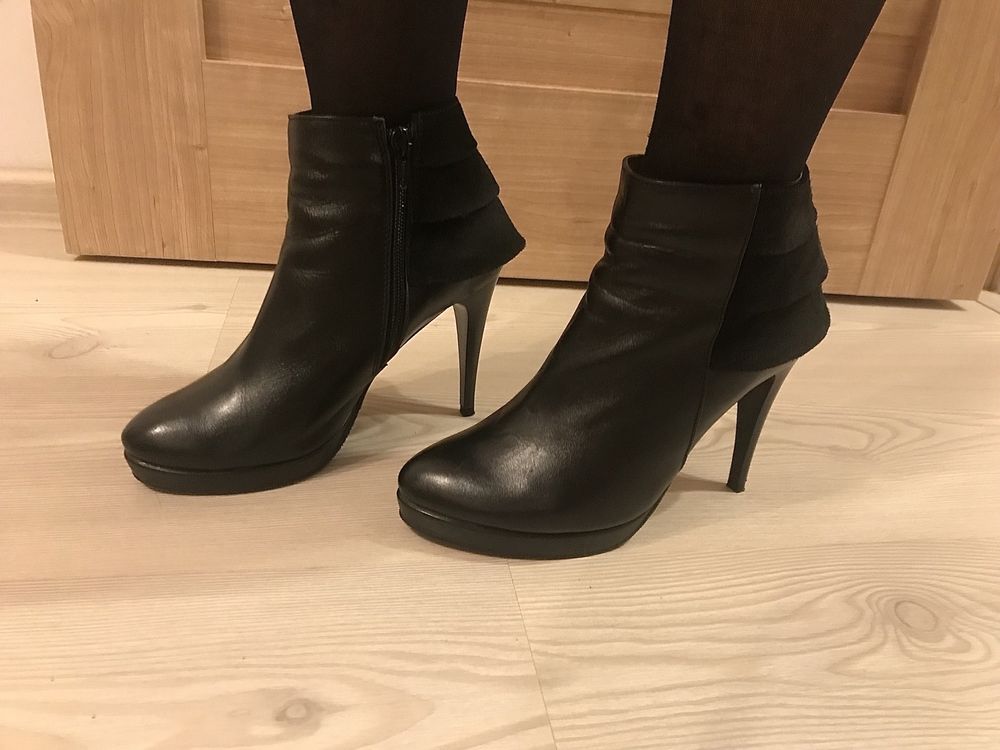 Botine  piele naturala dama