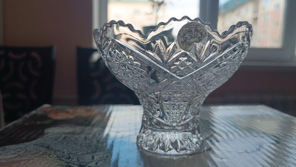 Ваза  стеклянная новая