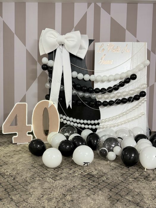 Aranjament decor baloane  botez nunta majorat