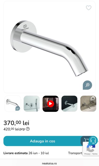 Pipa cada Ideal Standard