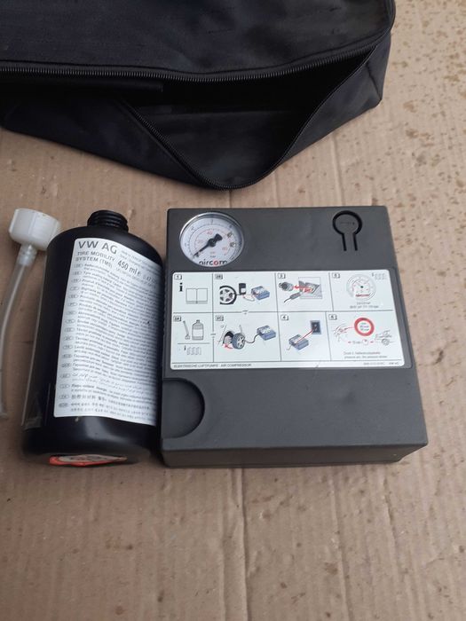 Compresor auto umflat roti,spuma kit reparatie pana VW,AUDI,SKODA,SEAT