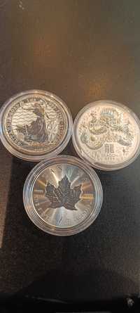 Monede din argint pur 1oz
