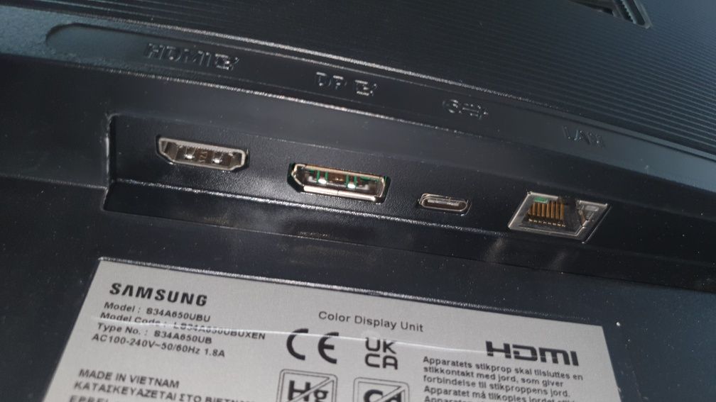 Геймърски монитор 34 инча Samsung ViewFinity S6