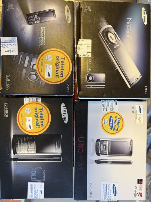 Samsung - i550, i560, D900i, U800, noi la cutie
