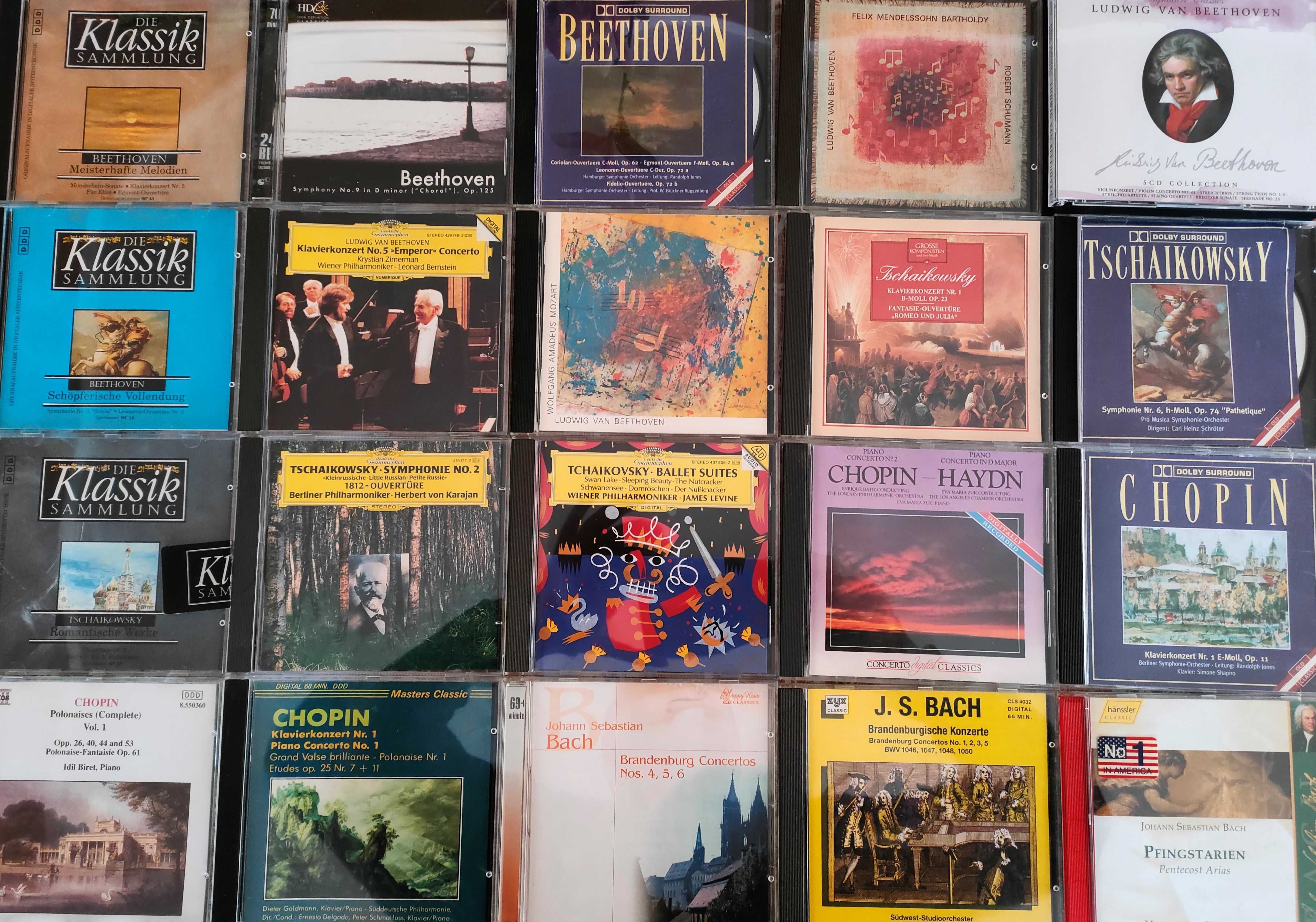 CD/Clasica - Beethoven, Brahms, Chopin, Mozart, Vivaldi - Lista