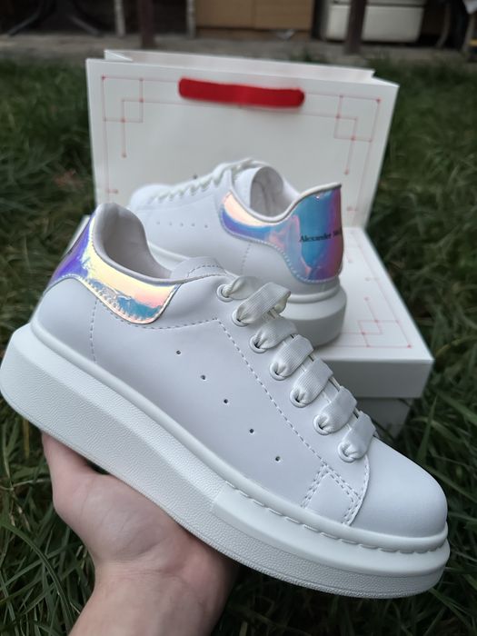 Alexander Mcqueen / Alb & Multicolor / Calitate Premium / 2025