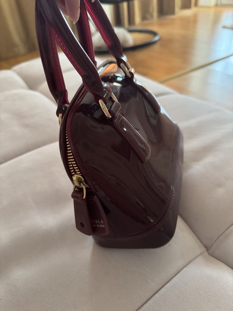 Geanta furla burgundy