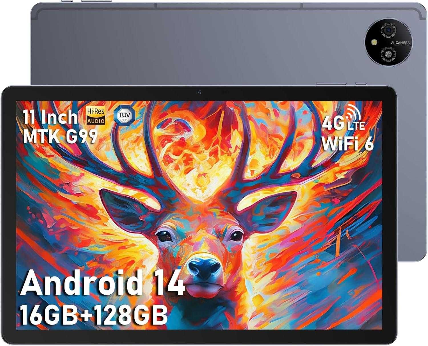Таблет Ulefone Tab A11 Pro 11″ 90Hz, 16GB RAM 128GB ROM+1TB Android 14