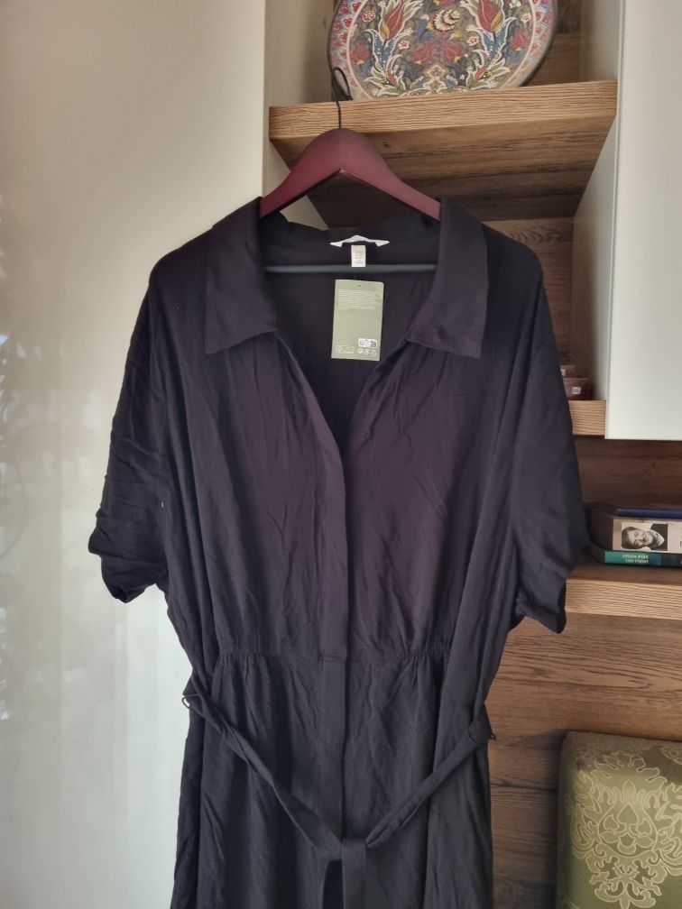 H&M 4XL макси риза рокля, нова