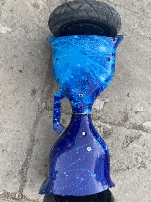 Героскутер синий на больших колесах