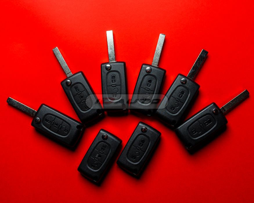 Кутийка ключ Пежо / Ситроен / Peugeot / Citroen C1, C2, C3, 206