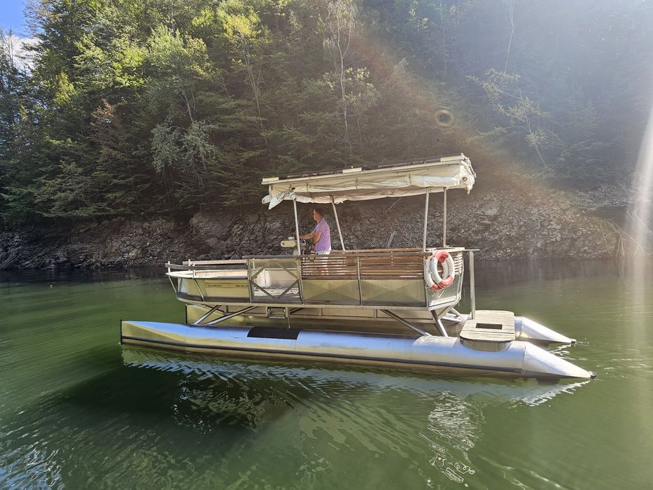 Vand Barca Catamaran Ponton Solar Full Electric