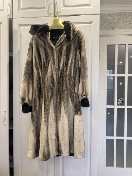 Шуба норковая  , комбинированного окраса