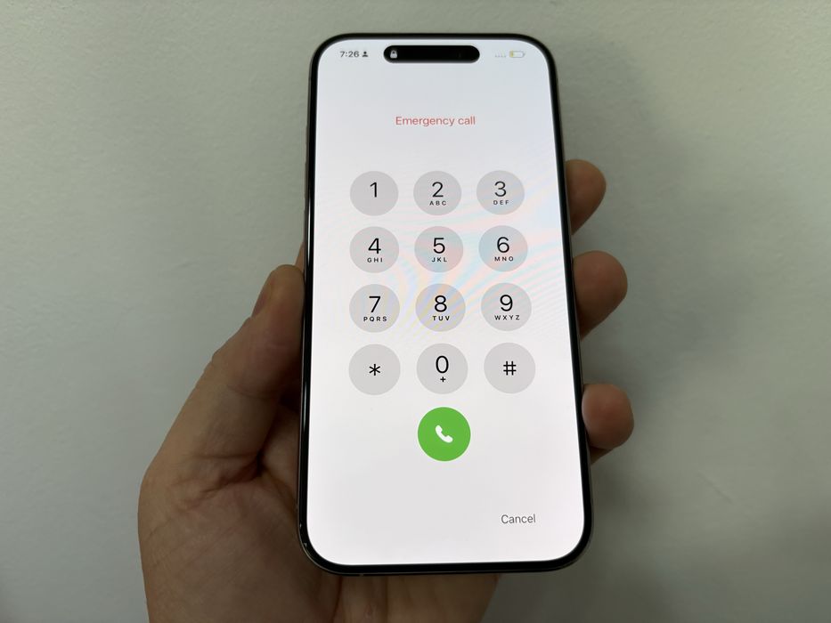 Iphone 15 Pro, Natural Titanium, pentru piese