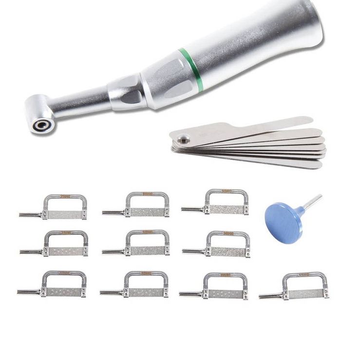 Set piesa cot 4:1 pentru stripping interdentar slefuiri interproximale