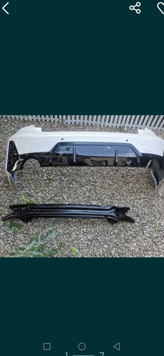 Bara fata spate grila difuzor armatura BMW seria 3 G20 G21 Lci M-Paket