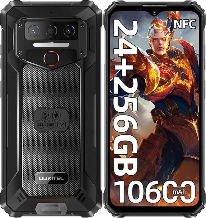 Telefon mobil OUKITEL WP23 Plus 2025 24GB256GB 10600mAh, ecran de 6,52