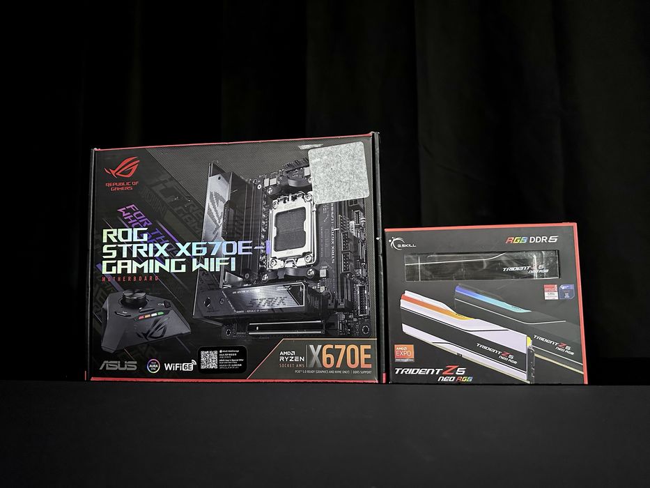 G.Skill Trident Z5 RGB Neo 32GB 6000Hz cl30+ ROG Strix X670E-i Gaming