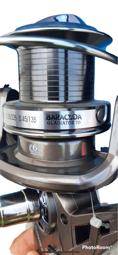 Vand set 4 lansete Baracuda MasterCarp 3.90 + 4 mulinete Gladiator 70
