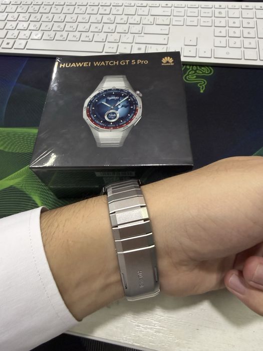 Смарт часы Huawei watch gt 5 pro Titan