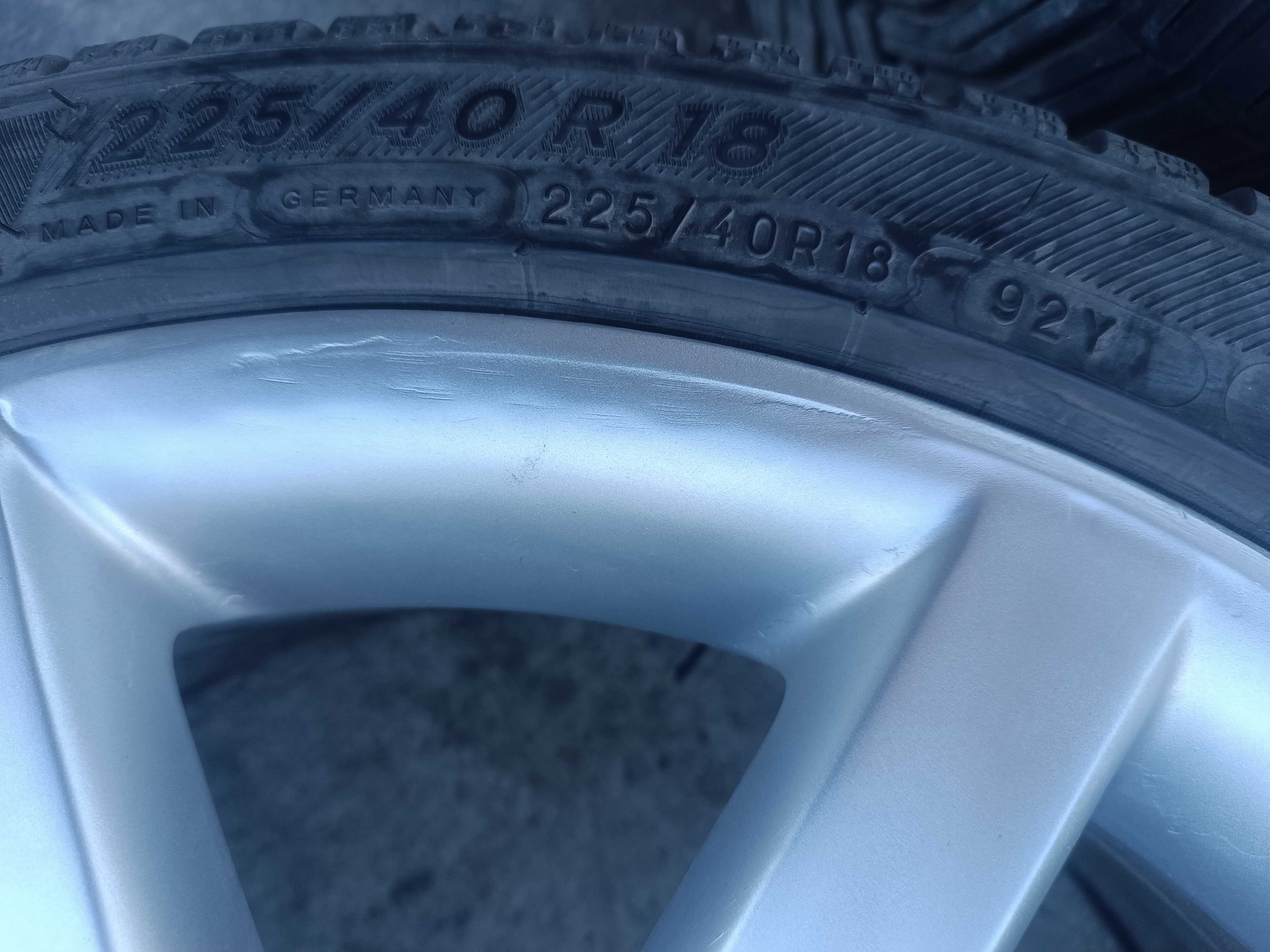 Джанти с гуми 18 цола 5х112 ЕТ51 за  Сеат, Ауди, VW. Шкода