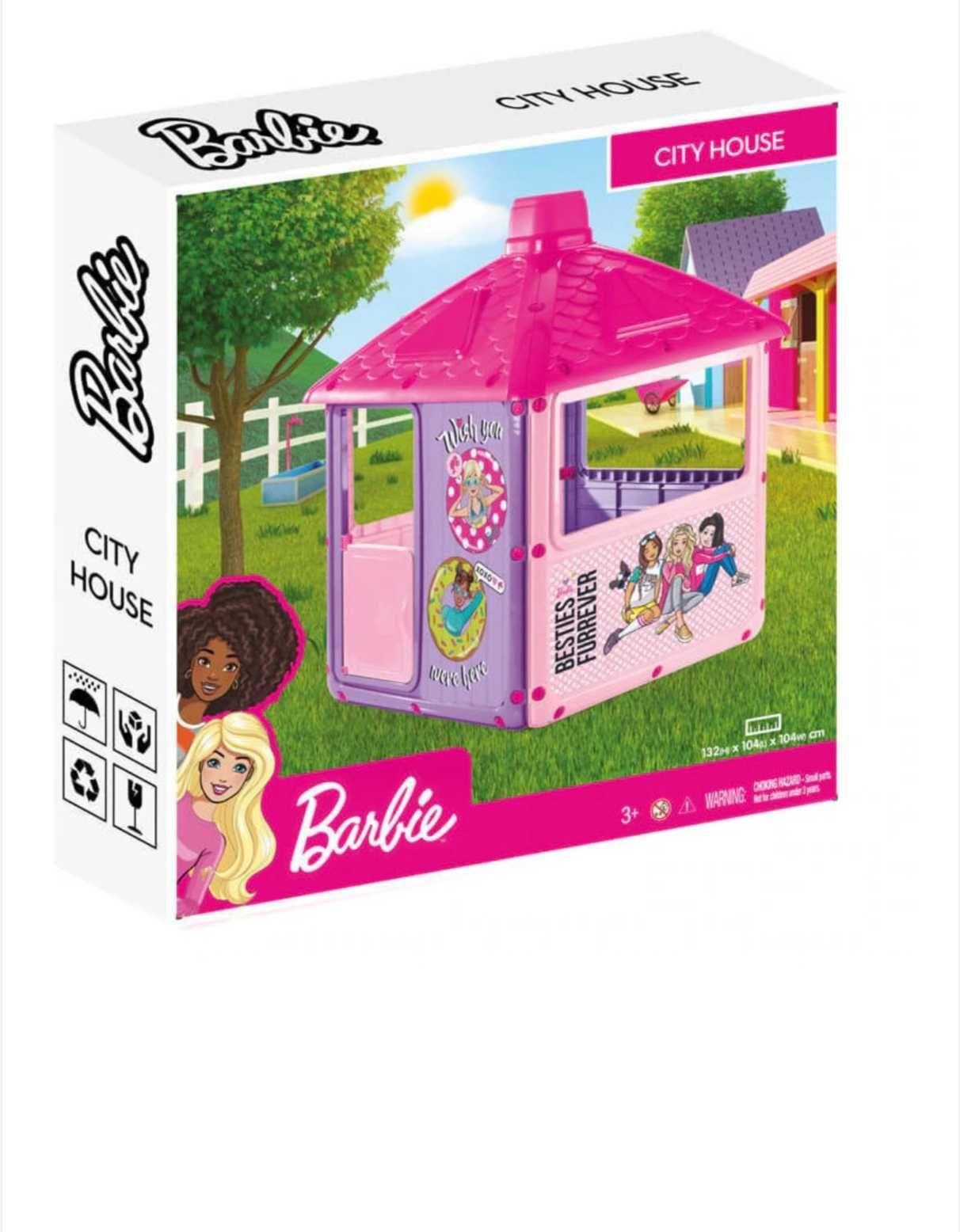 Детска градинска къща за игра Barbie като нова