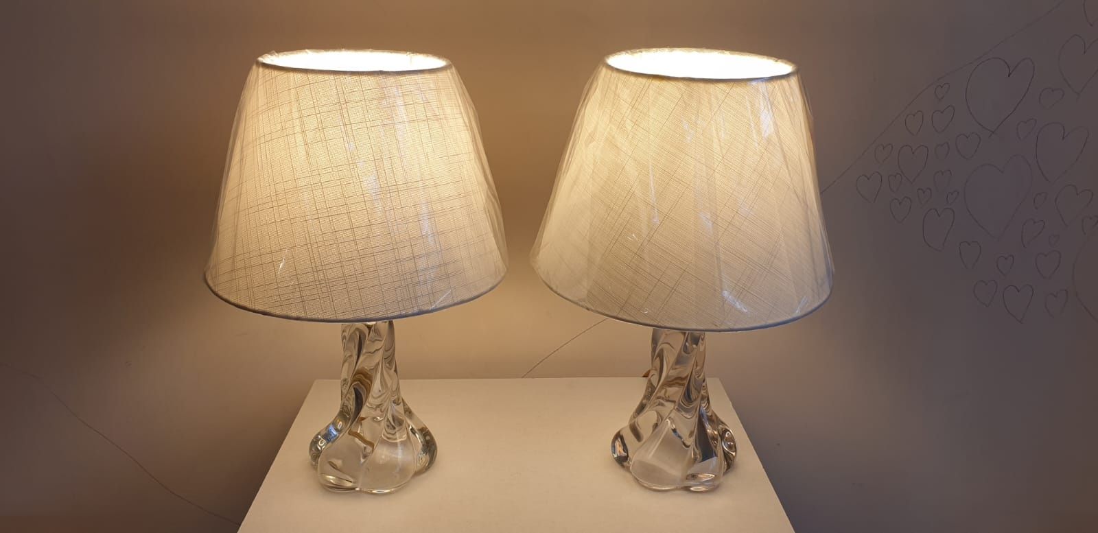 Accesorii set bijuterii cristal Vannes Franța 1960