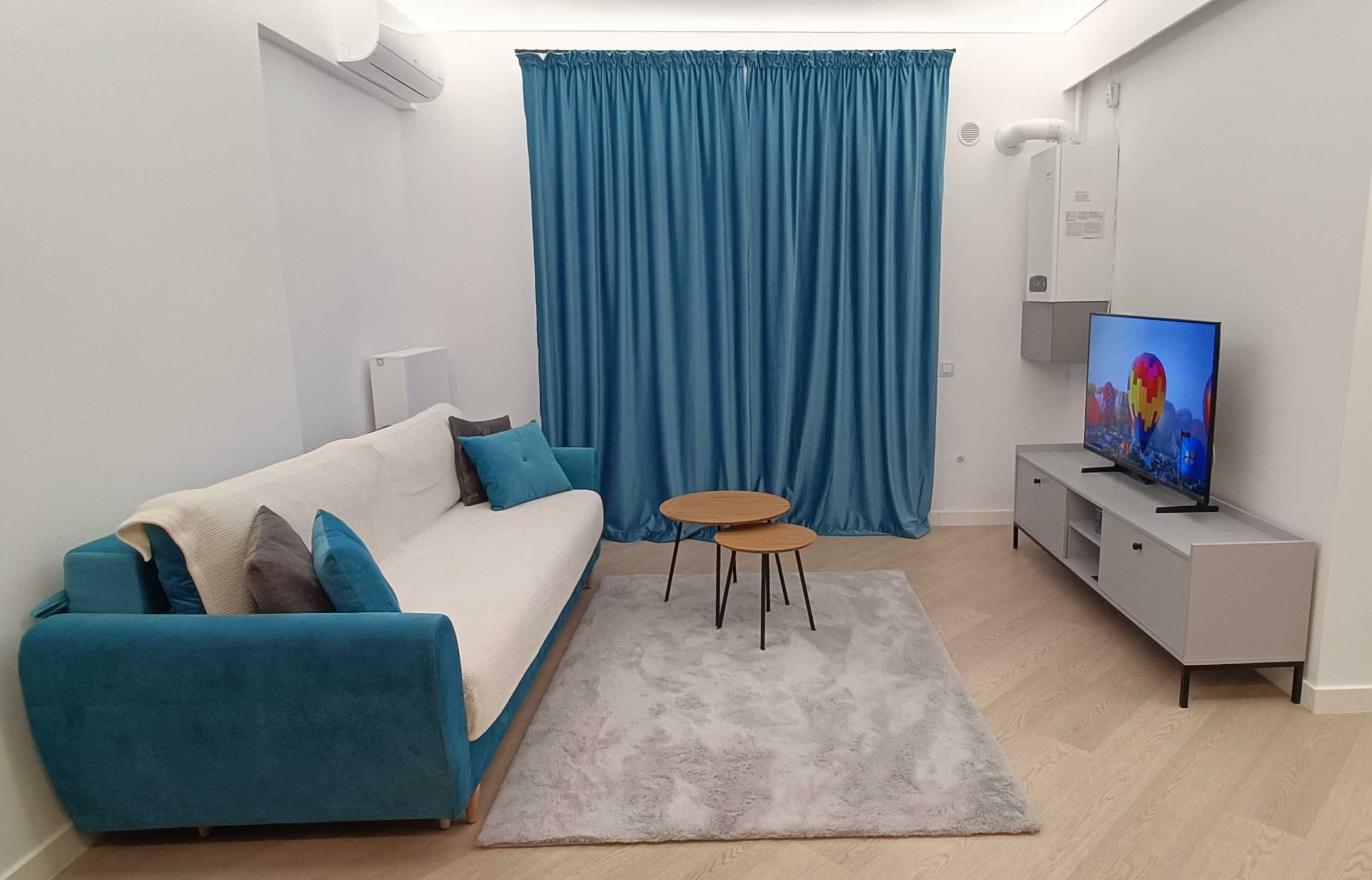 3 camere mobilat Complex nou Cortina North, Pipera, parcare inclusa.