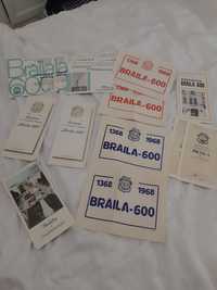 Postere, fluturași, broșuri aniversare, "Brăila 600" , 1968!