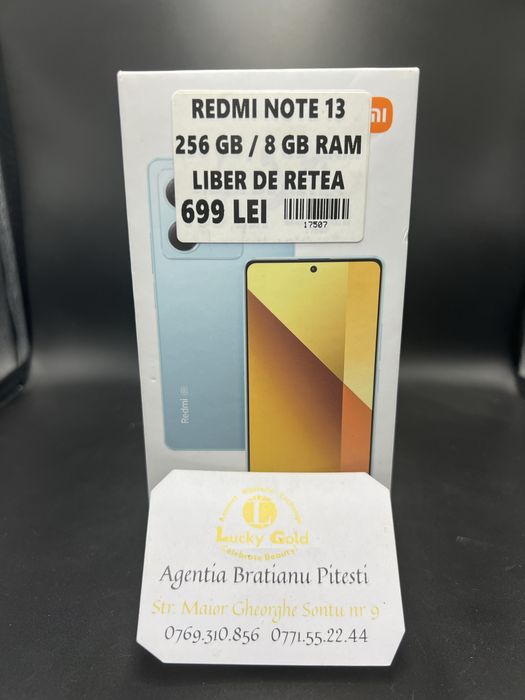 Redmi note 13 256 gb 8 gb ram cod 17507