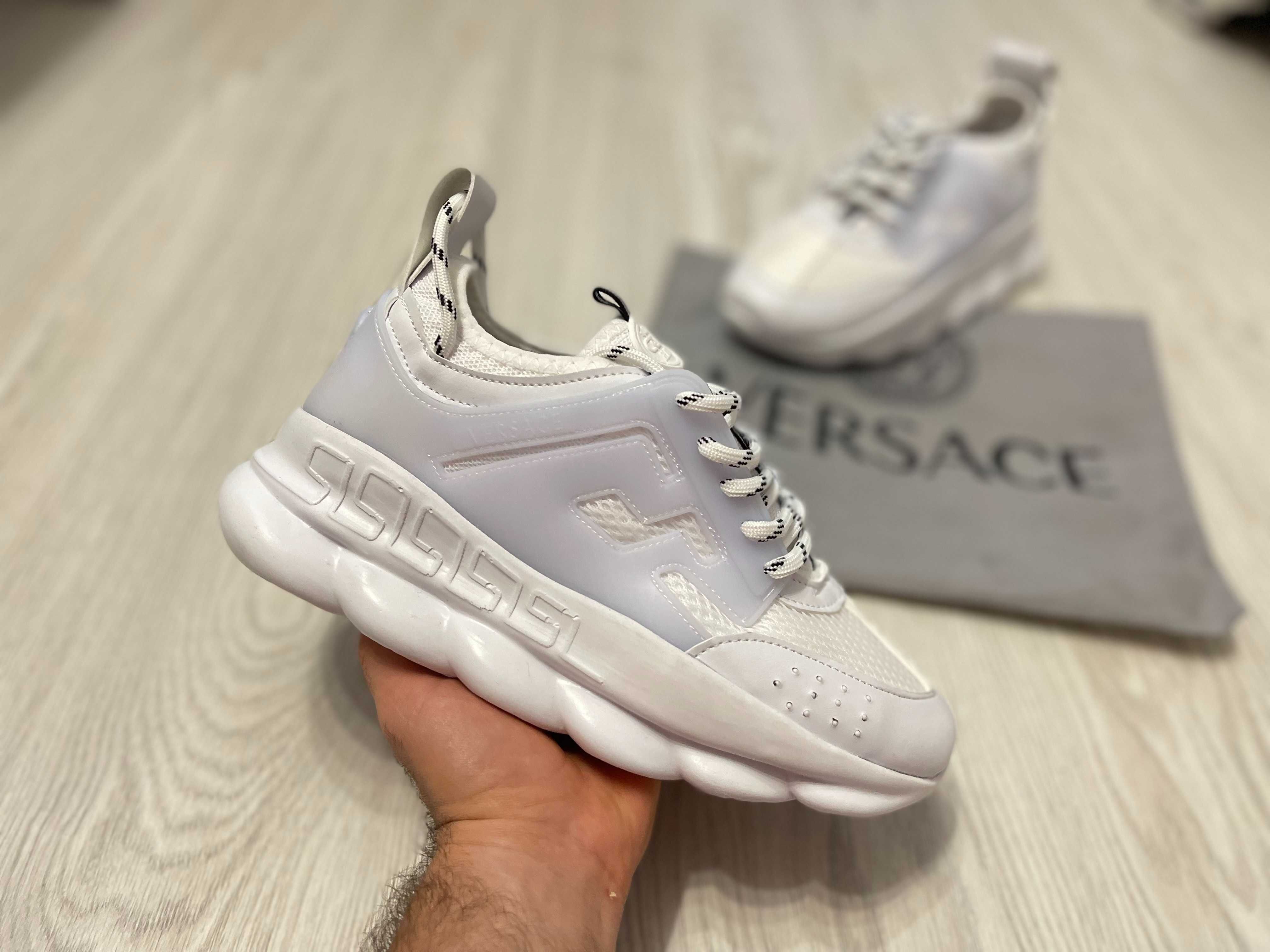 Adidasi VERSACE Chain Reaction l Produs NOU Tenesi Baieti Unisex 2025