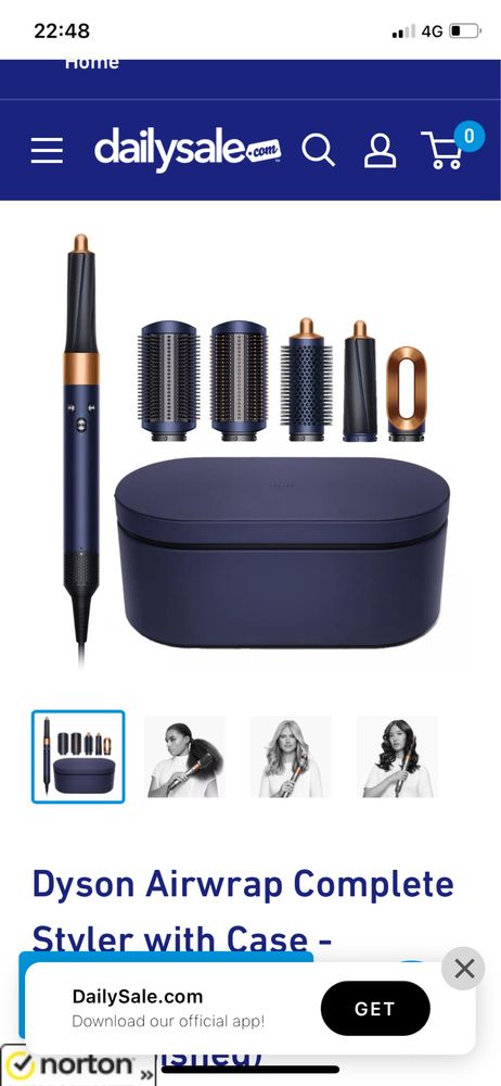 Dyson air wrap професионален сешоар 5 в едно