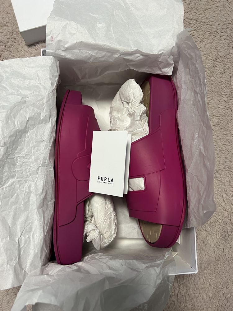FURLA Чехли Pool Slide, оригинални, 40 номер, джапанки Фурла