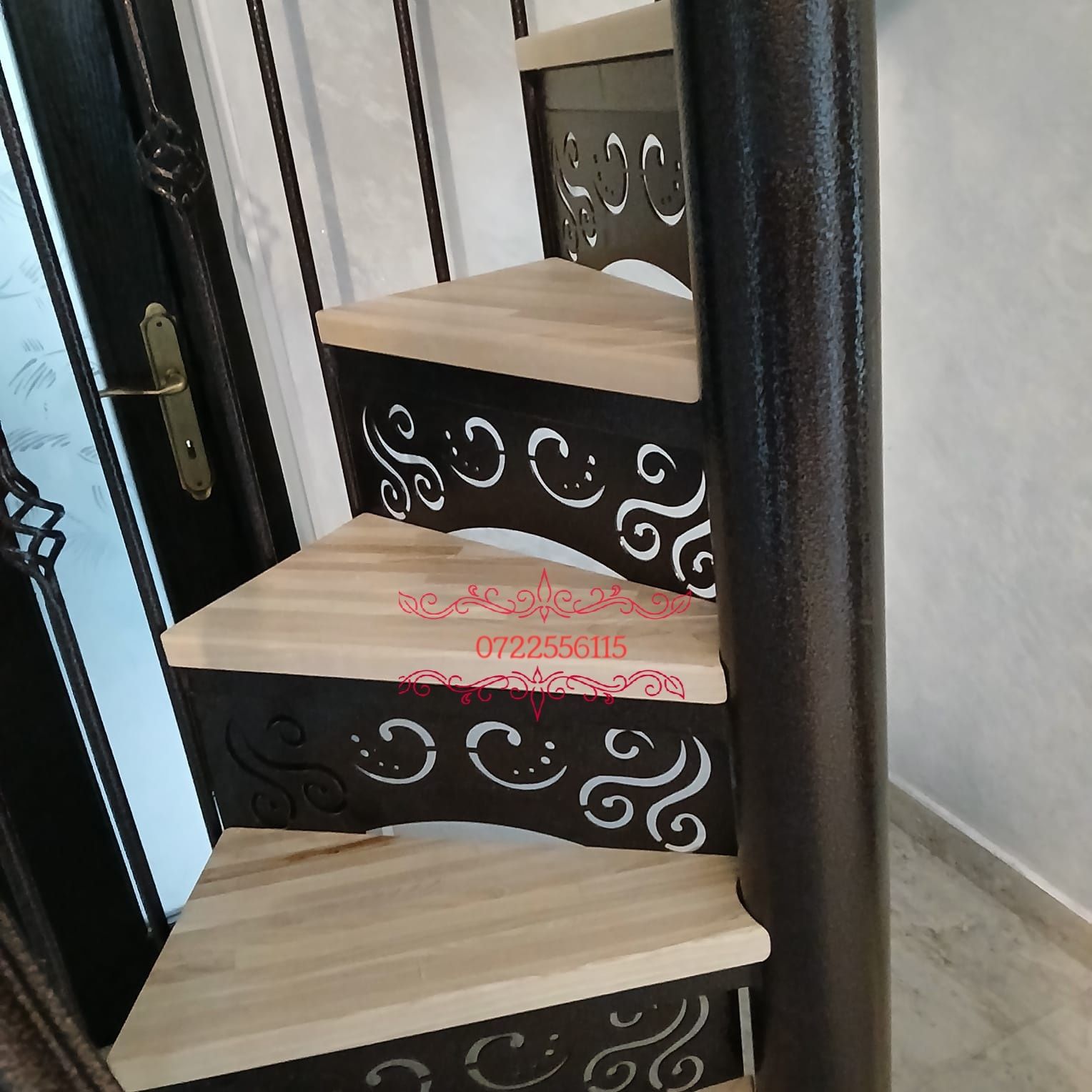 Facem scări spirală de interior și exterior la comanda