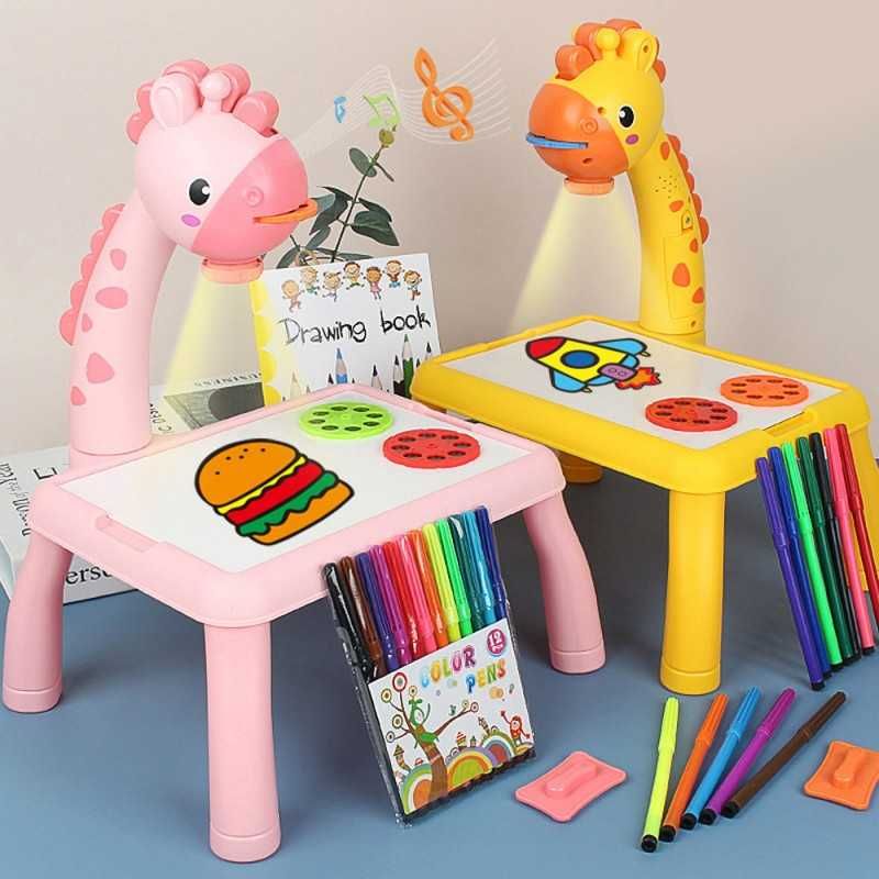 Детски комплект за рисуване от масичка и цветни маркери