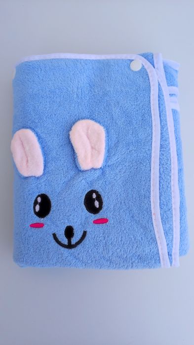 Prosop/păturică tip rochiță, material pufos, diverse culori, 6-14 ani