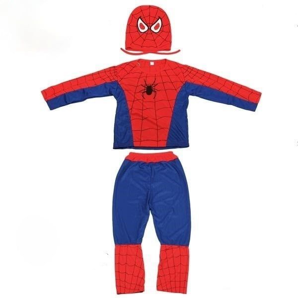 Costum Spiderman pentru copii IdeallStore®, M, pentru 5 - 7 ani, rosu