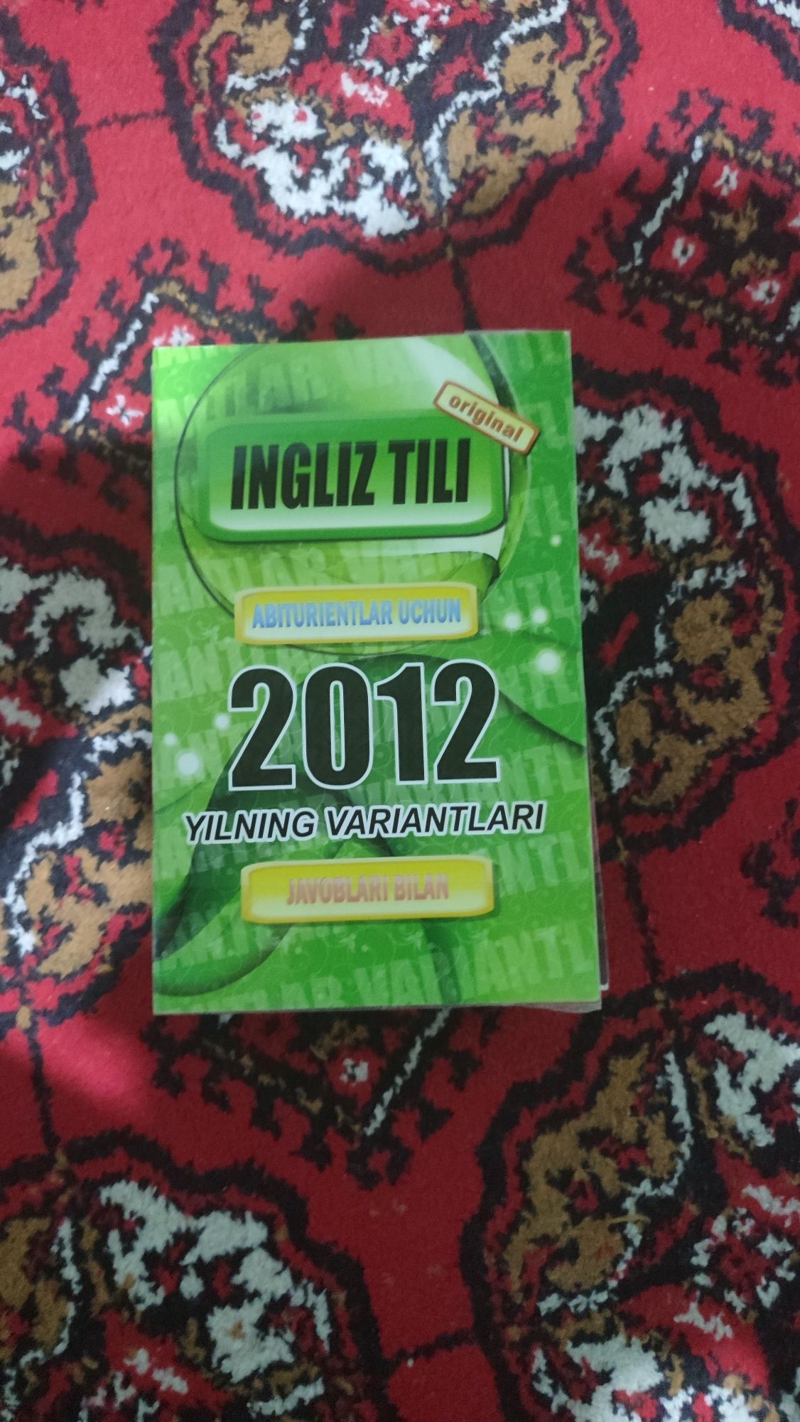 Test variant kitoblar