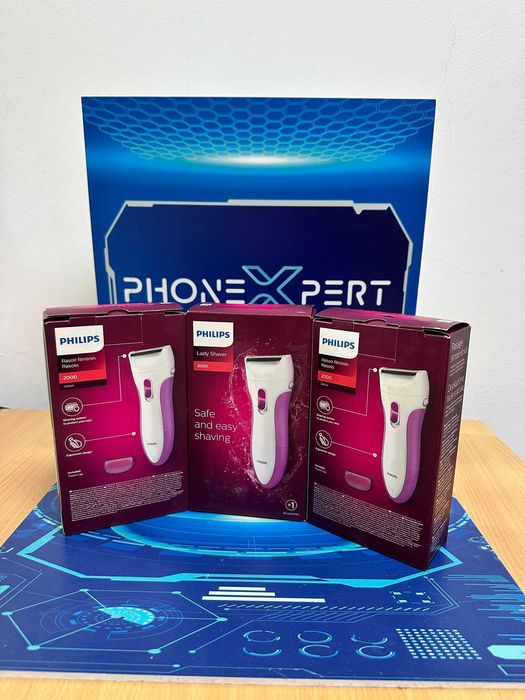 Aparat de ras Philips Lady Shaver 2000 – Compact si rezistent la apa