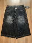 baggy jorts neon blanc