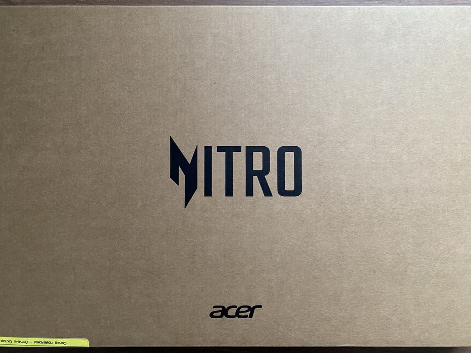 Новый игровой ноутбук Acer Nitro V15 RTX 3050