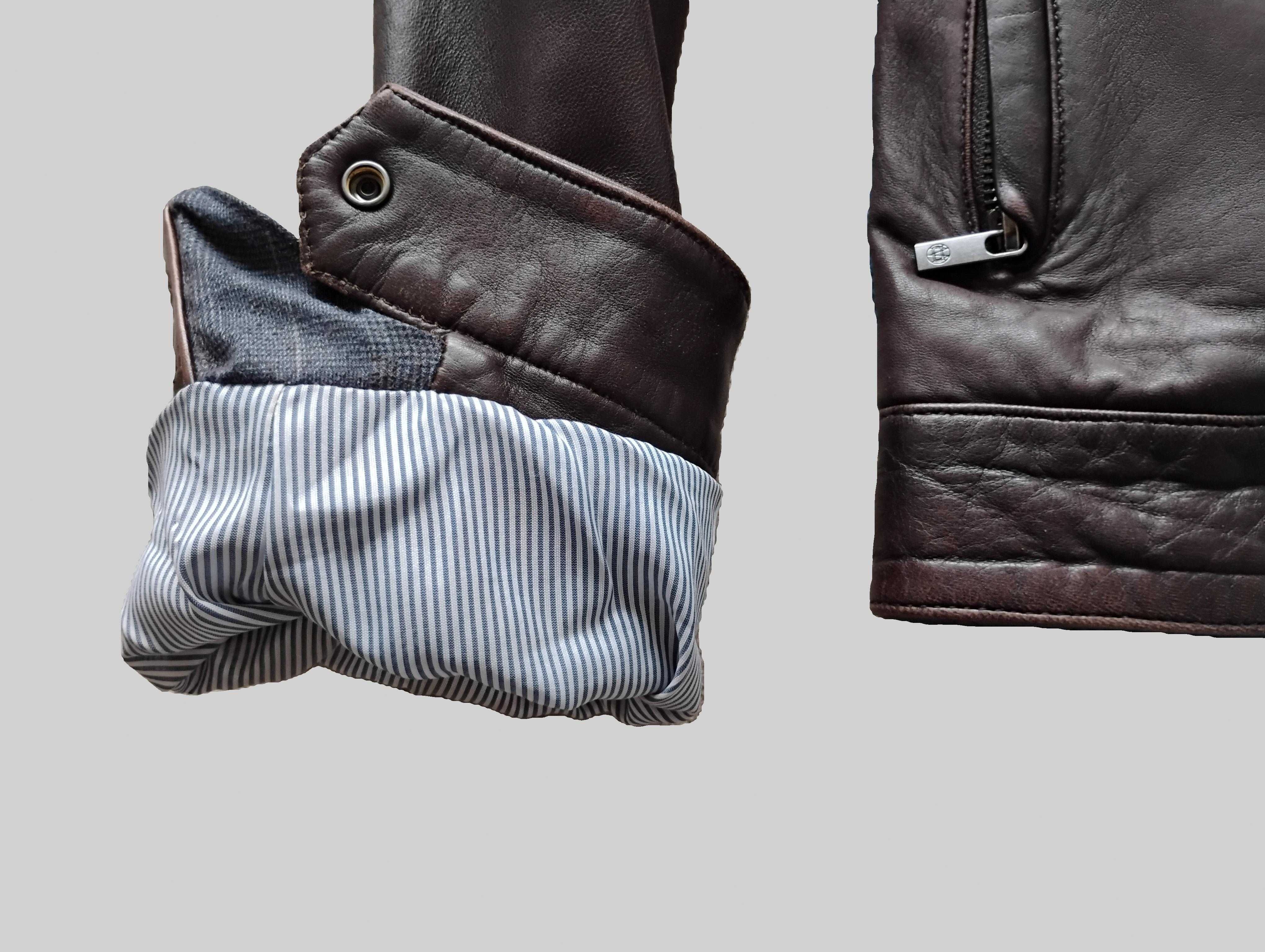 Мъжко кожено яке Massimo Dutti - размер М