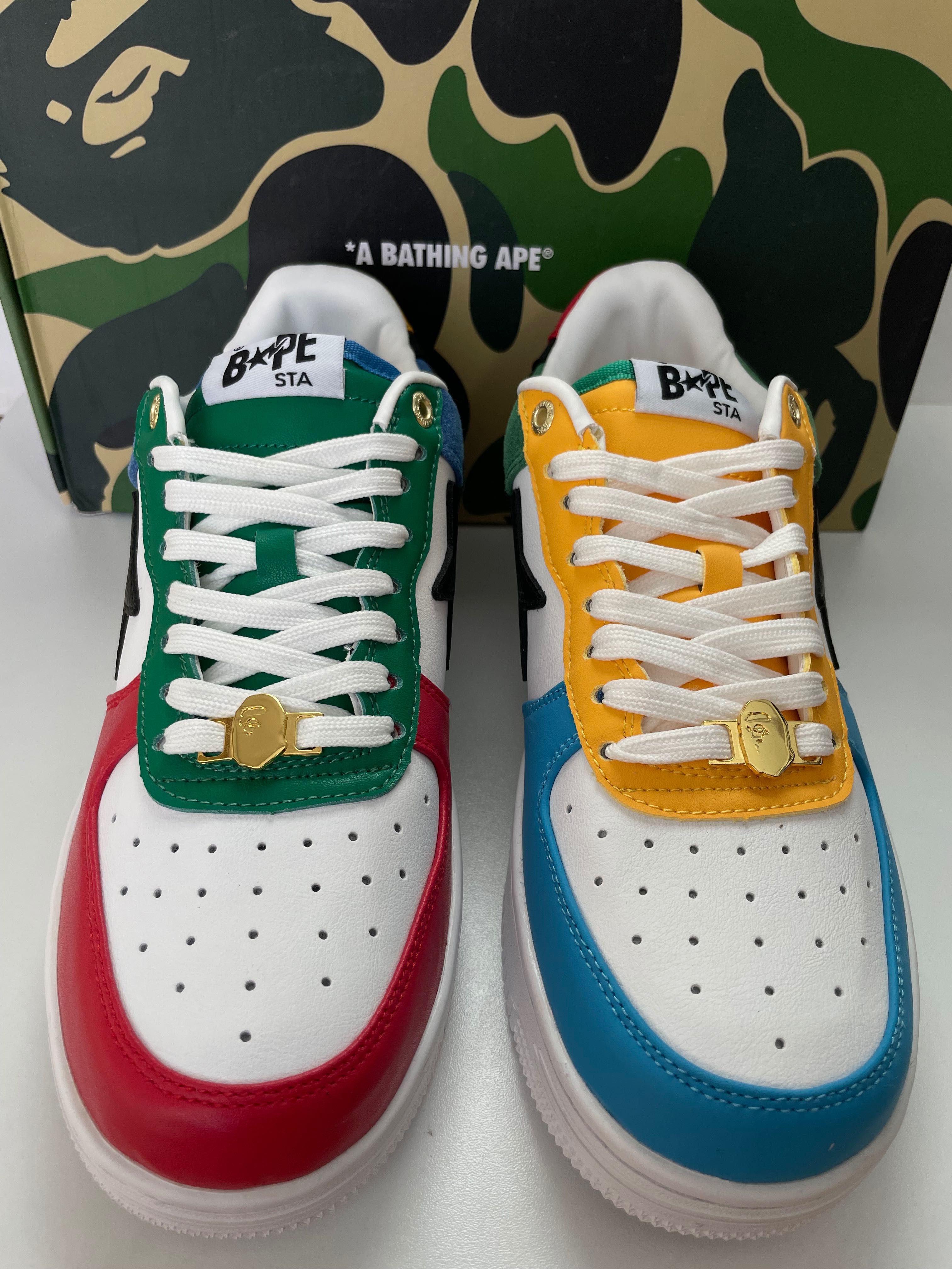 Adidas bape bapesta stil nike Air force 1 mandarin duck colorway