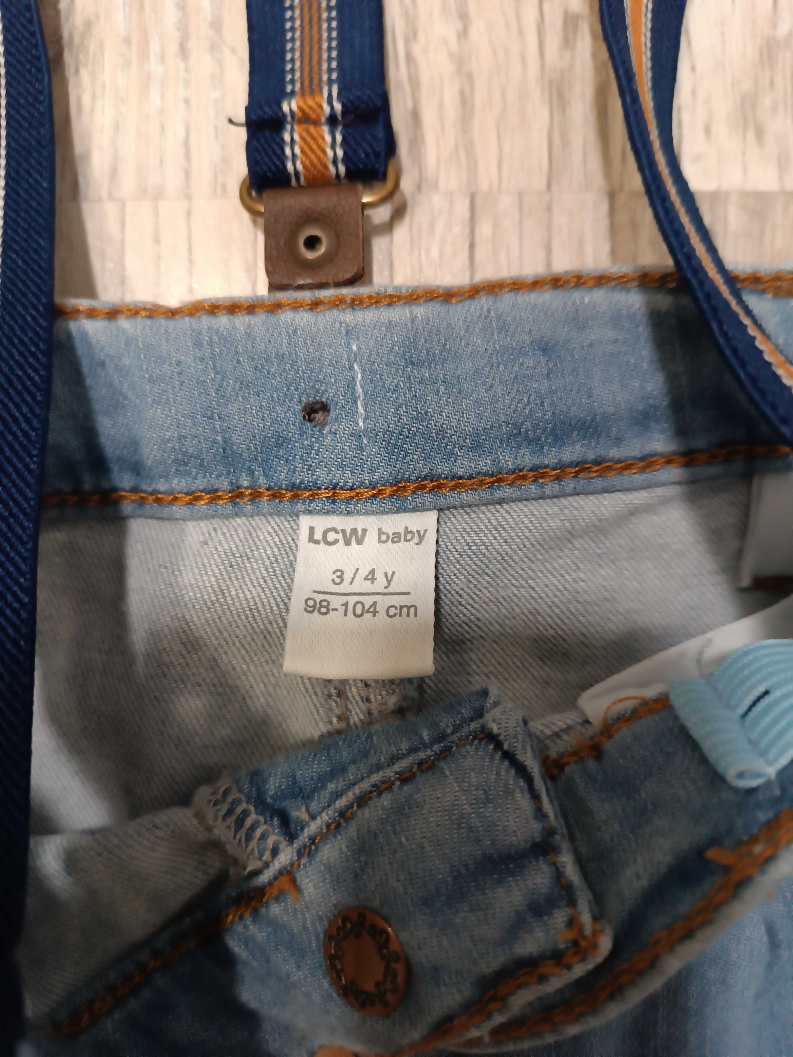 Детски дънки с тиранти 98/104см LCW