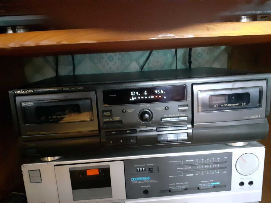 Идеален дек Technics SR-TR 373- Японски двукасетъчен автореверс