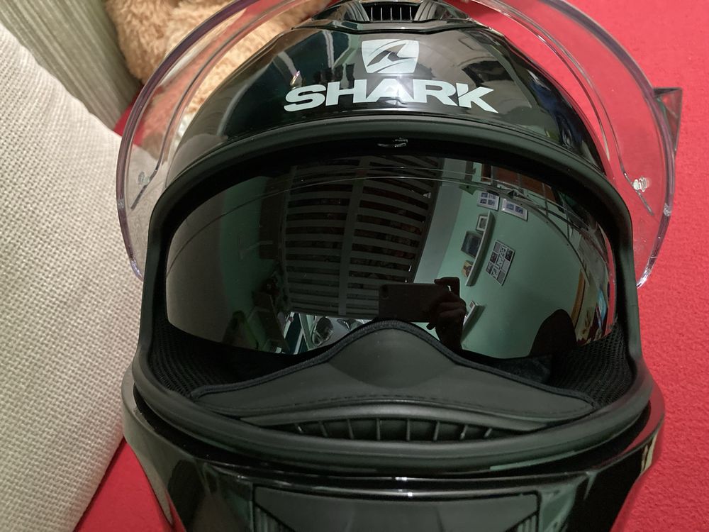 Каска за мотор Shark и антифог плака